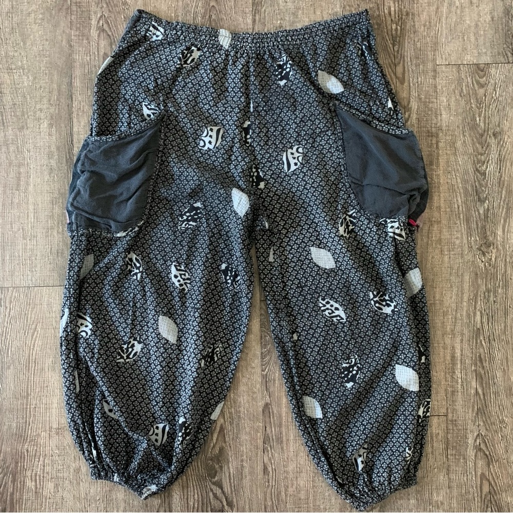 Harem Patchwork Pants - image 5